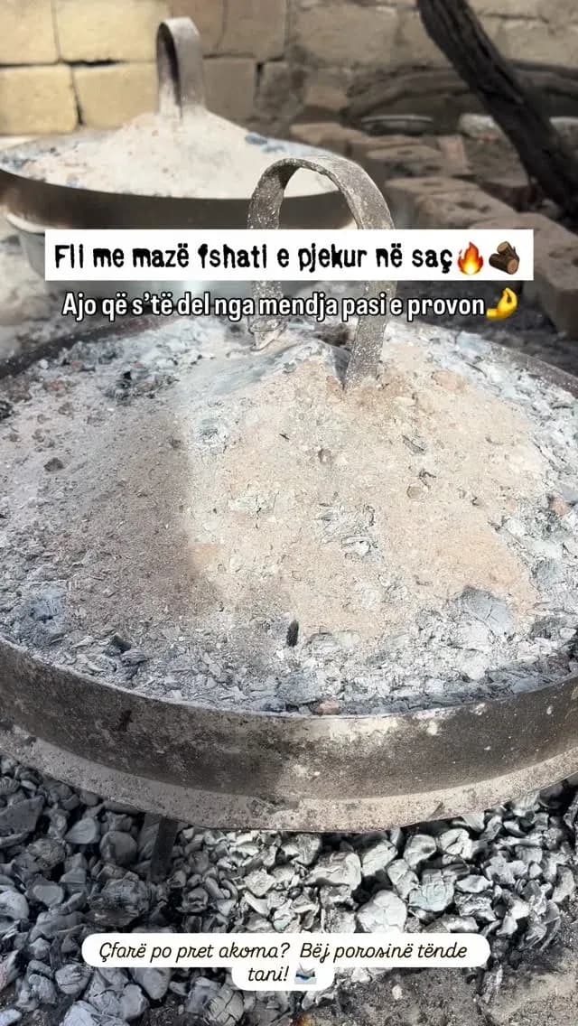 Fli me mazë fshati ,ajkë kosi & qumështi e pjekur në saç Nuk është thjesht… — Procesi