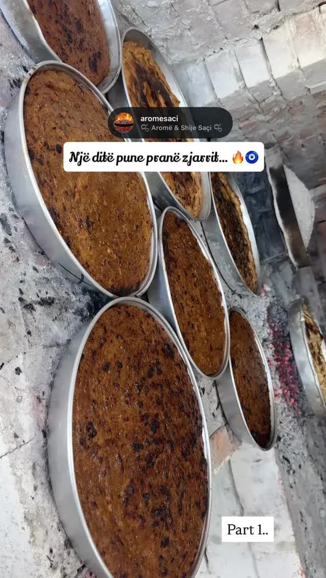 Puna e një dite në video… Çdo ditë jemi kështu, mes zjarrit, gatimit dhe… — Mish & tava