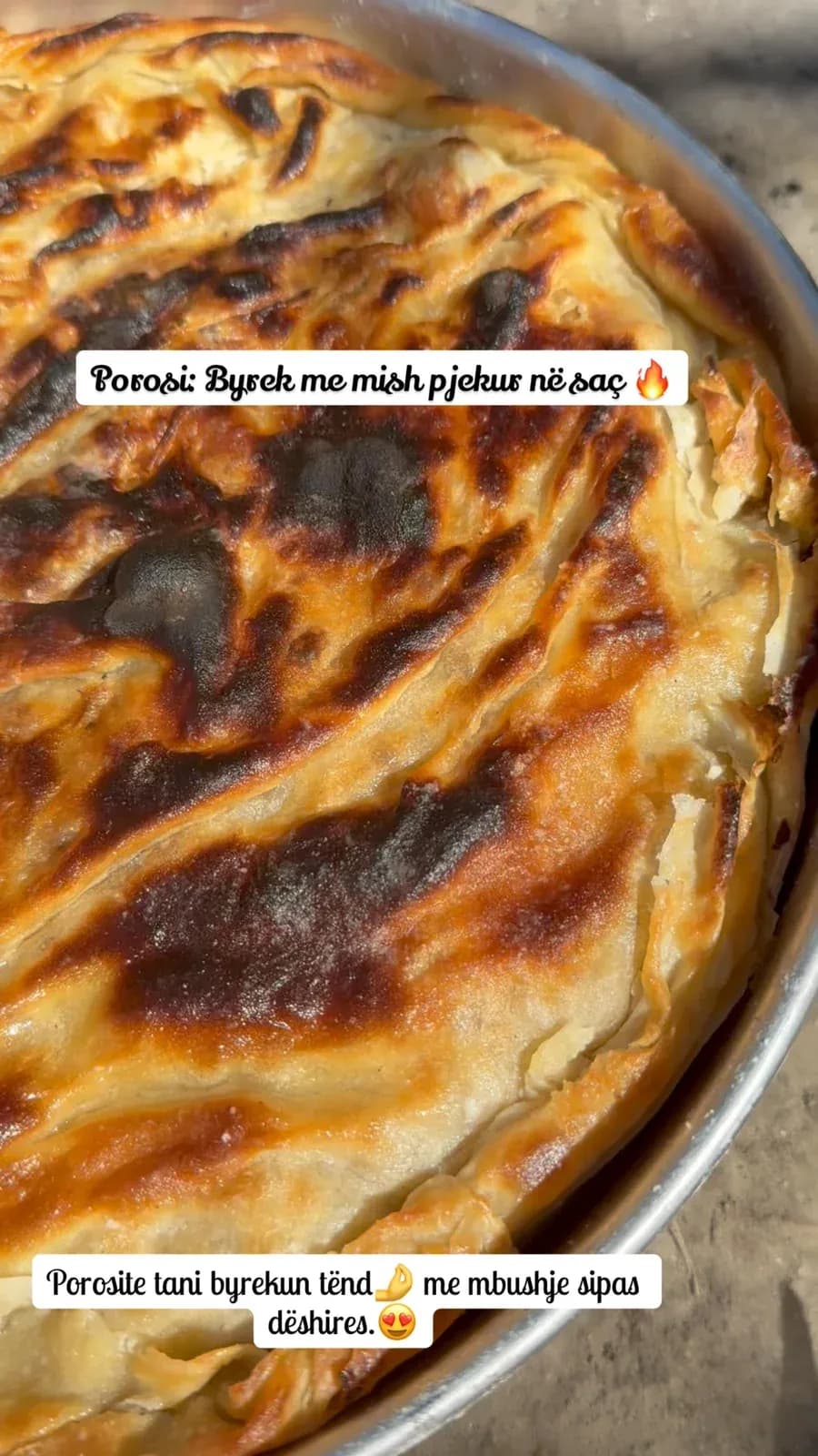 Nga saçi, gjithmonë lind shija më e vërtetë. — Byrek & flia
