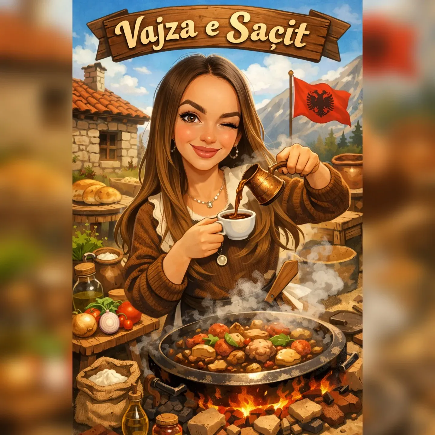 I kërkova CHATGPT duke i nisur një foto timen: Krijo një karikaturë që më… — Të tjera
