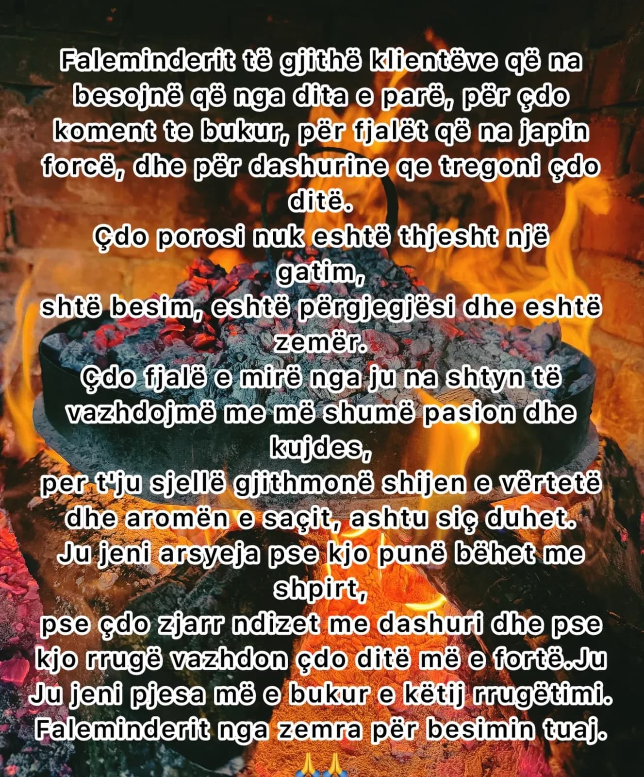Ky post është për t’ju ndihmuar dhe për ta bërë çdo porosi sa më të qartë! — Procesi, pamja 5