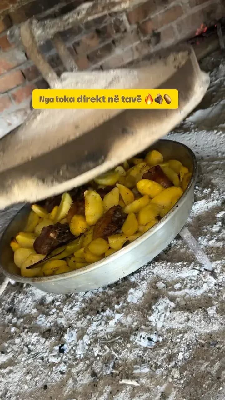 Nga toka direkt në tavë. — Mish & tava
