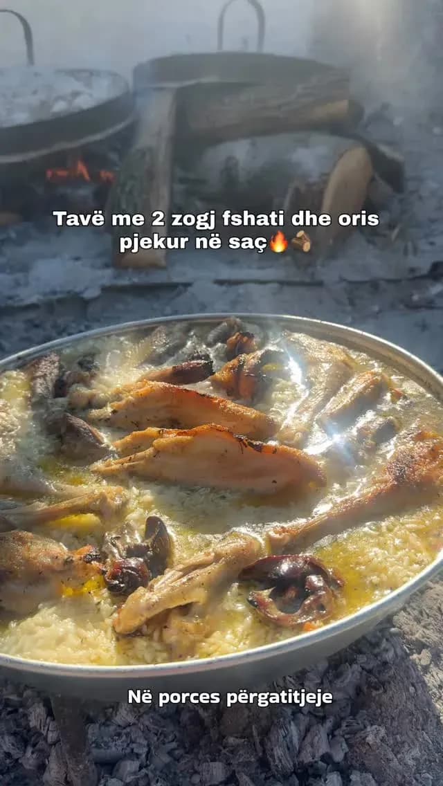 Dy zogj fshati, të pjekur ngadalë në saç… aty ku zjarri nuk gatuan vetëm… — Procesi
