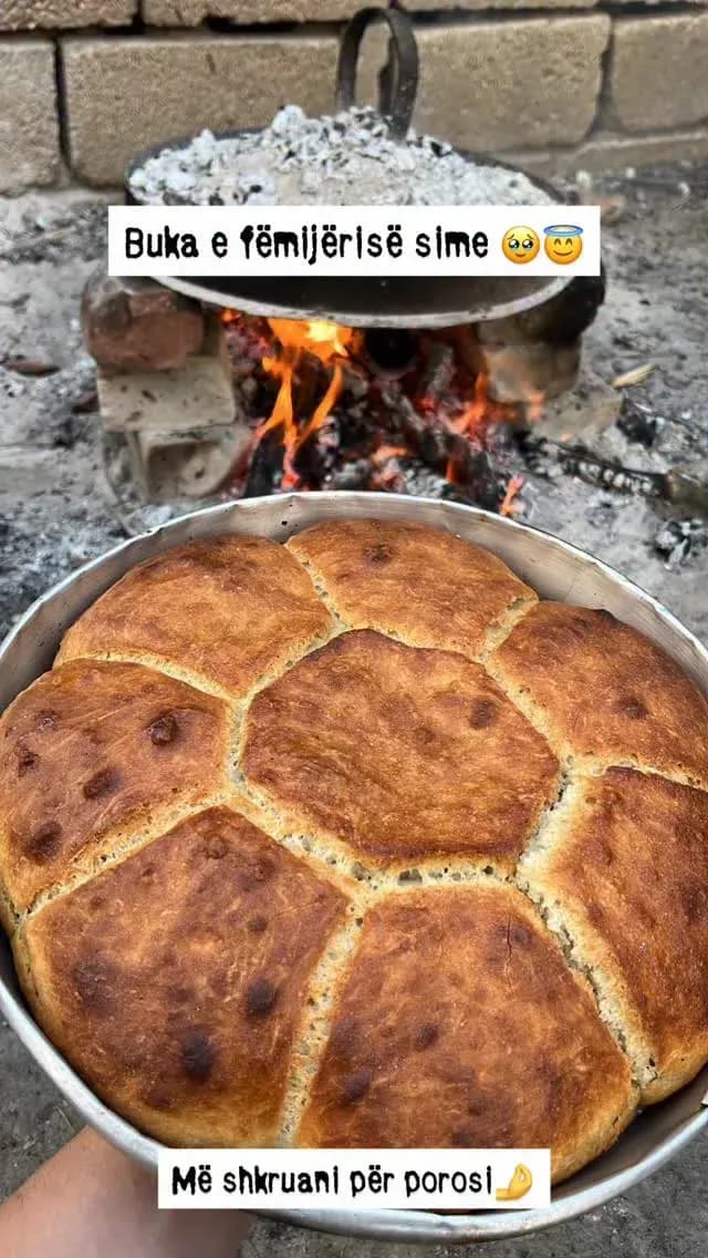 Buka që më kujton fëmijërinë Nuk është thjesht bukë… Është kujtim, aromë… — Tradita