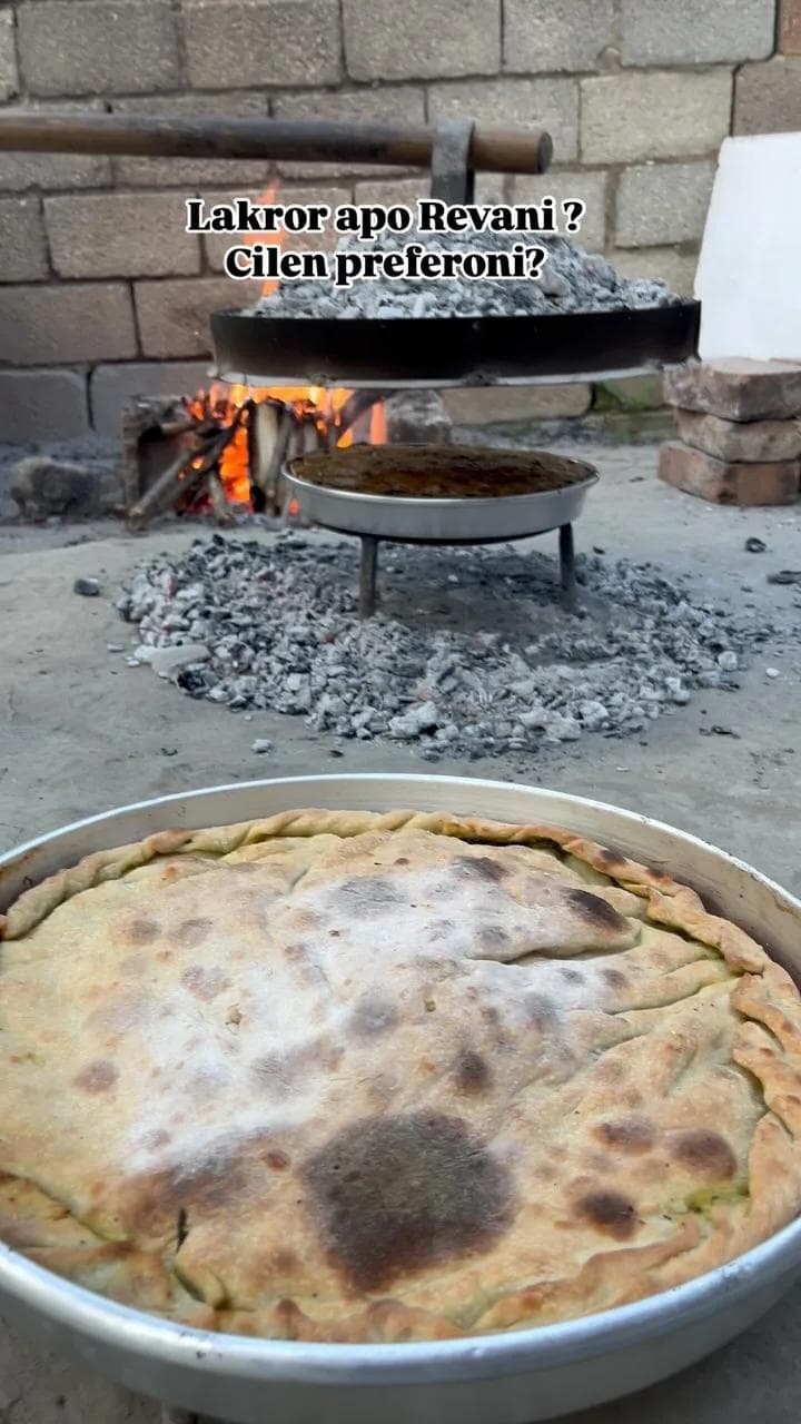 Puna nis pranë zjarrit. — Procesi