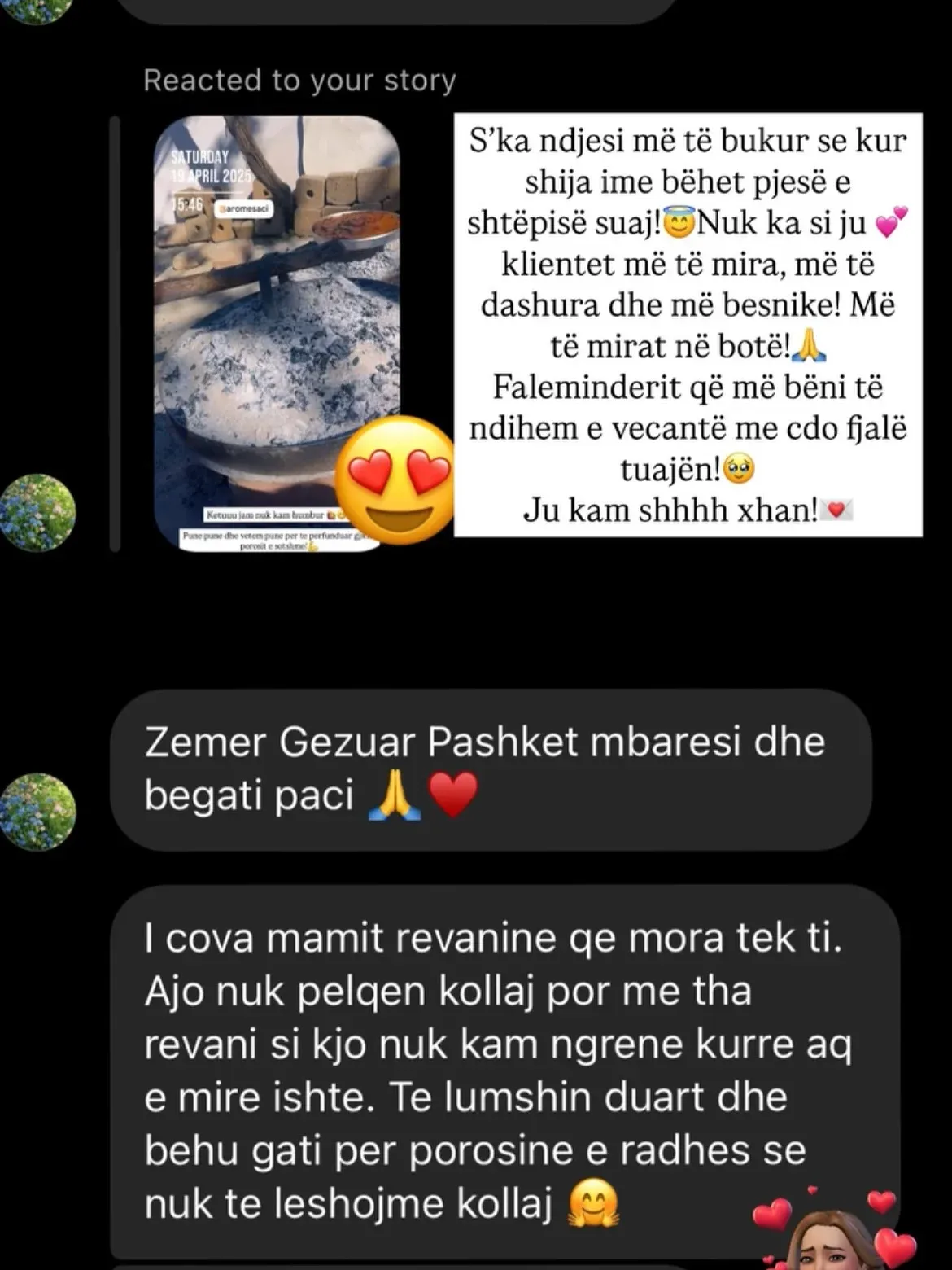Swipe për të parë disa nga komentet dhe review-t e klientëve tanë të kënaqur. — Porosi, pamja 5