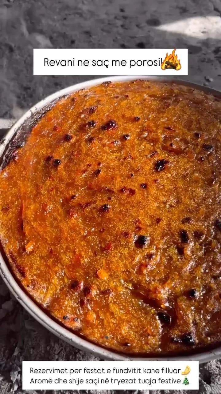 Në çdo kafshatë të ravanisë sonë, gjendet shija e vërtetë e festave . — Porosi