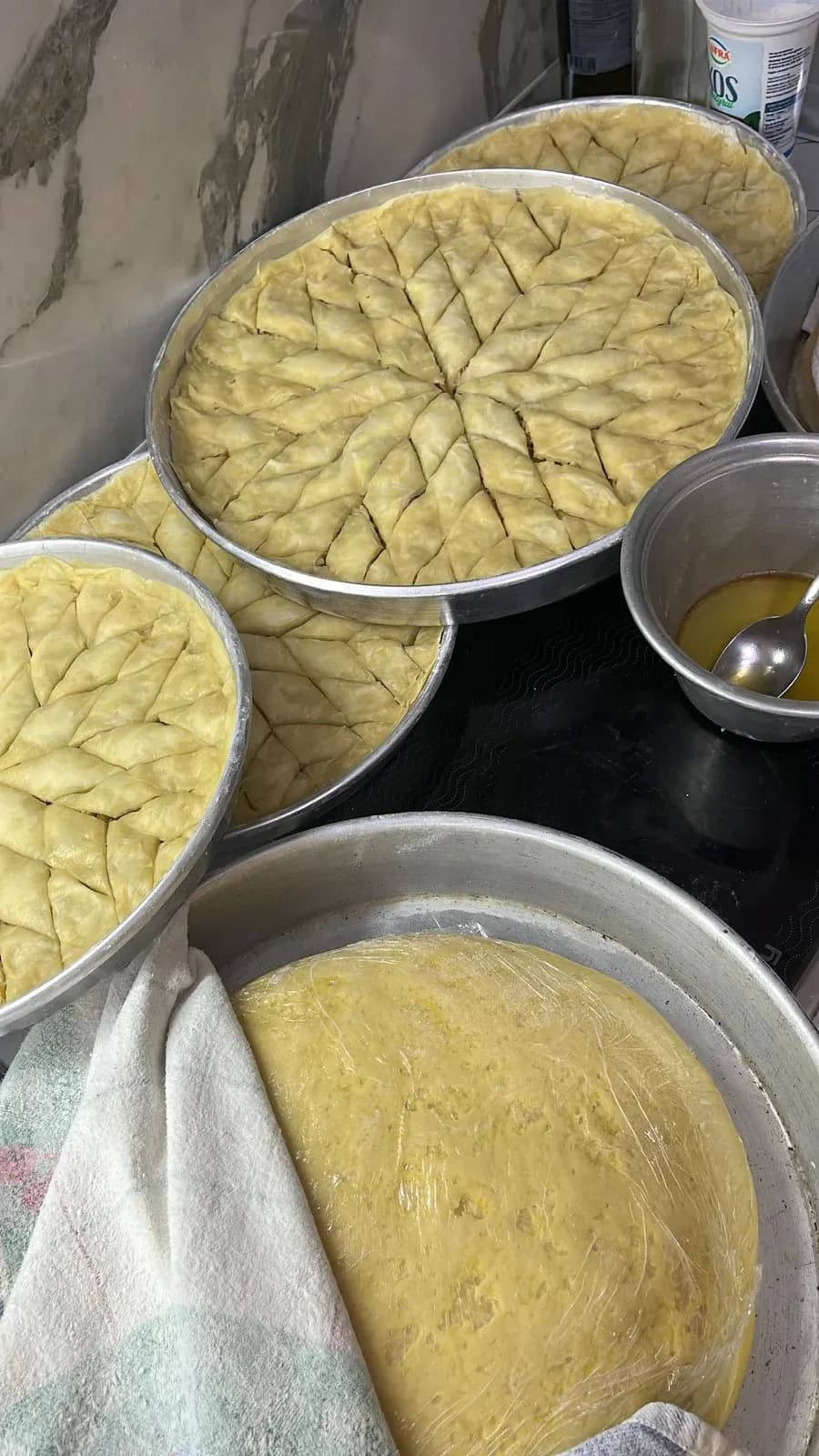 Vazhdojme nga puna Bakllava shtepie me gjalp fshati dhe dy shtresa arra! — Byrek & flia