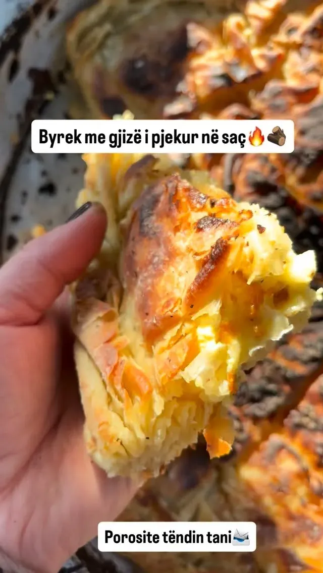 Keni provuar byrek kudo por ky i pjekur ne saç eshte tjeter nivel dmth… — Nga kopshti