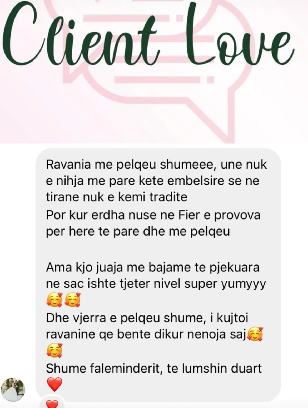 Swipe për të parë disa nga komentet dhe review-t e klientëve tanë të kënaqur. — Porosi, pamja 16