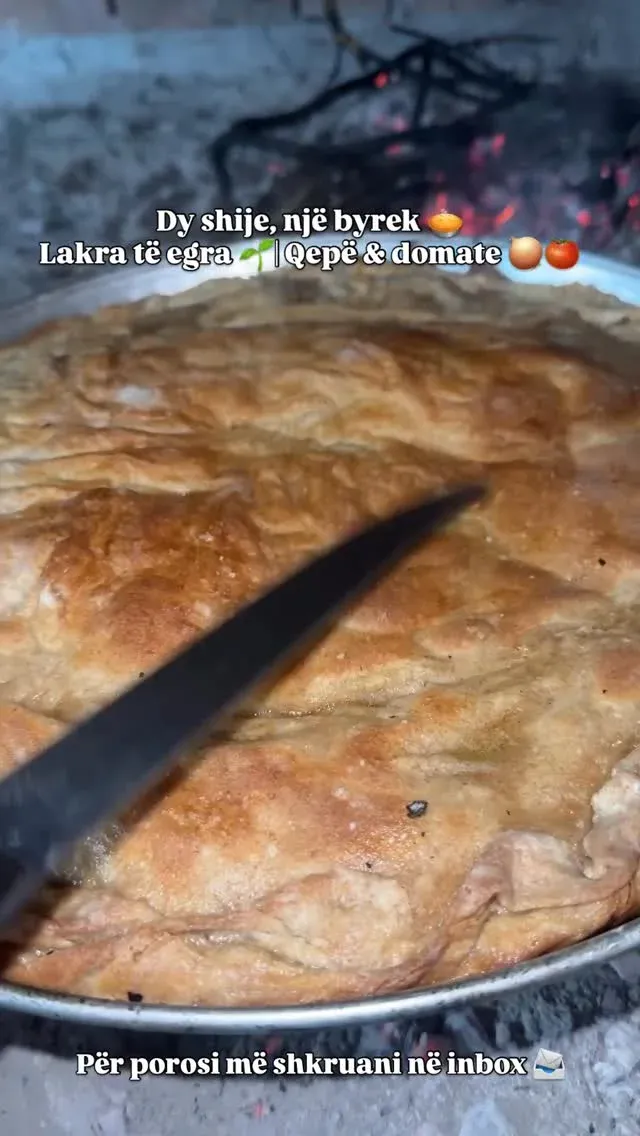 Byrek me miell integral i bluar ne mulli guri ,pjekur ne sac Realizuar… — Byrek & flia