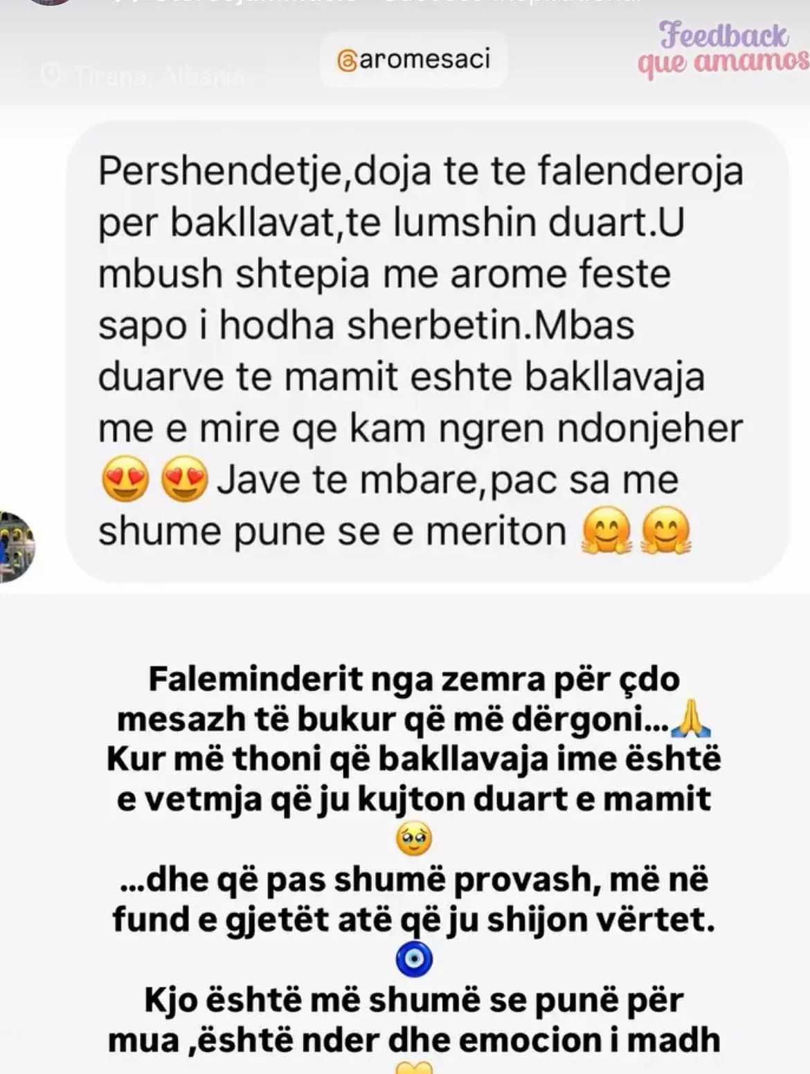 Swipe për të parë disa nga komentet dhe review-t e klientëve tanë të kënaqur. — Porosi, pamja 11